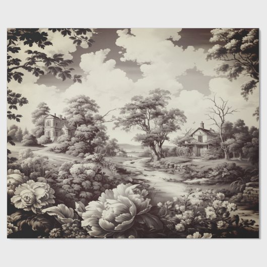 mooi toilet cadeaupapier (Vlak)