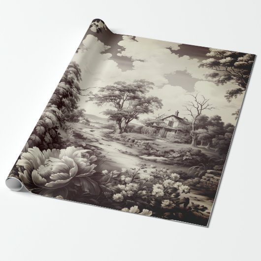  mooi toilet cadeaupapier (Uitgerold)