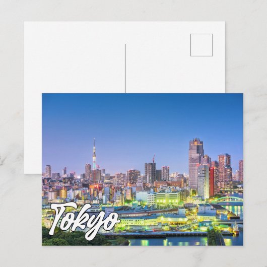 Mooi Tokio, Japan Briefkaart (Voorkant / Achterkant)