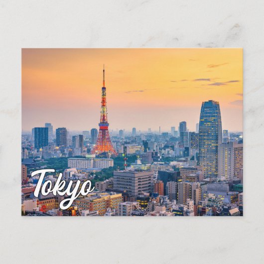 Mooi Tokio, Japan Briefkaart (Voorkant)