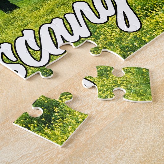 Mooi Toscane, Italië Legpuzzel (Zijkant)