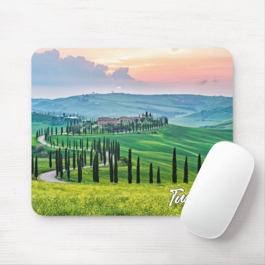 Mooi Toscane, Italië Muismat (Met muis)