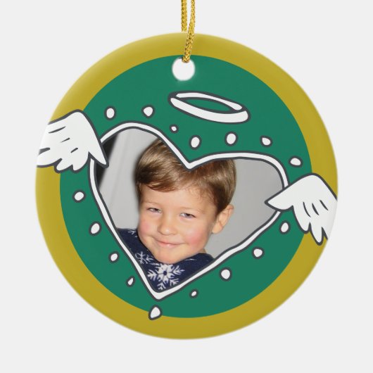 Mooi tot bewezen ondeugend keramisch cirkel Orname Keramisch Ornament (Voorkant)