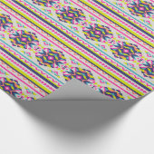 Mooi Trendy Aztec geïnspireerd patroon Cadeaupapier (Hoek)