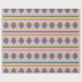 Mooi Trendy Aztec geïnspireerd patroon Cadeaupapier (Vlak)
