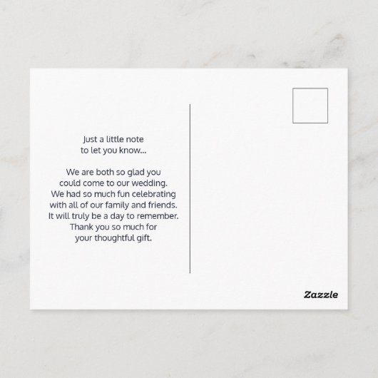 Mooi tropisch strand met een rowboot bedankt briefkaart (Achterkant)