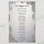 Mooi  trouwpapier blad (Achterkant)