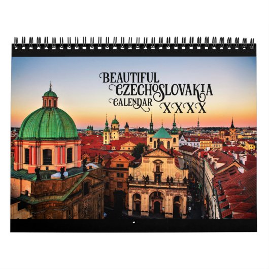 Mooi Tsjecho-Slowakije Slavisch Europa Kalender (Hoes)