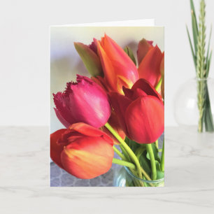 Mooi Tulip Bouquet Kaart