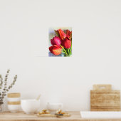 Mooi Tulip Bouquet Poster (Keuken)