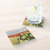 Mooi Tulp Field, Oregon Glazen Onderzetter (Schuin)