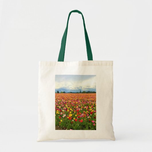 Mooi Tulp Field, Oregon Tote Bag (Voorkant)
