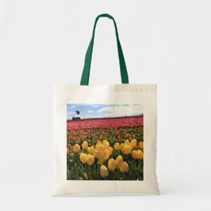 Mooi Tulpveld met een luchtballon, Oregon Tote Bag