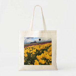 Mooi Tulpveld met een luchtballon, Oregon Tote Bag