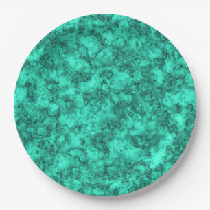 Mooi turkoois marmer papieren bordje