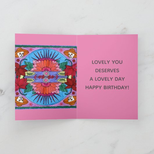 Mooi u de Kaart van de Verjaardag - DD4 (Binnen)