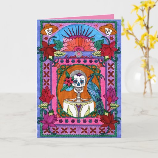 Mooi u de Kaart van de Verjaardag - DD4 (Gele Bloem)