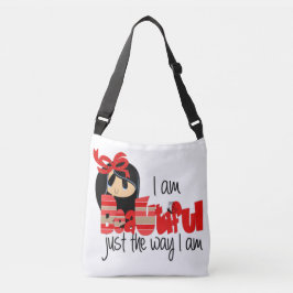 Mooi uiteinde, middelgroot crossbody tas