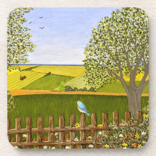 Mooi Uitzicht Bier Onderzetter (Voorkant)