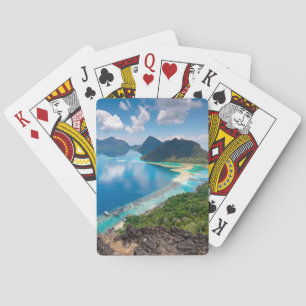 Mooi Uitzicht Bovenkant van het eiland Bohey Dul Pokerkaarten