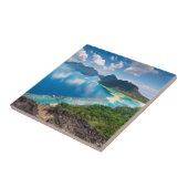 Mooi Uitzicht | Bovenkant van het eiland Bohey Dul Tegeltje (Zijkant)