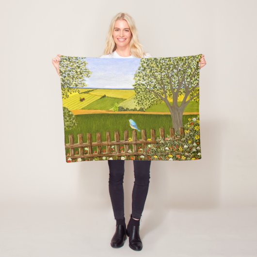 Mooi Uitzicht Fleece Deken (In situ)