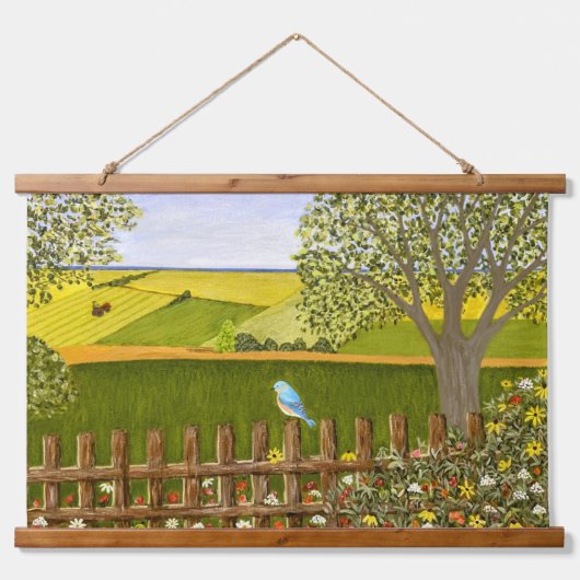 Mooi Uitzicht Hangend Wandkleed (Voorkant)