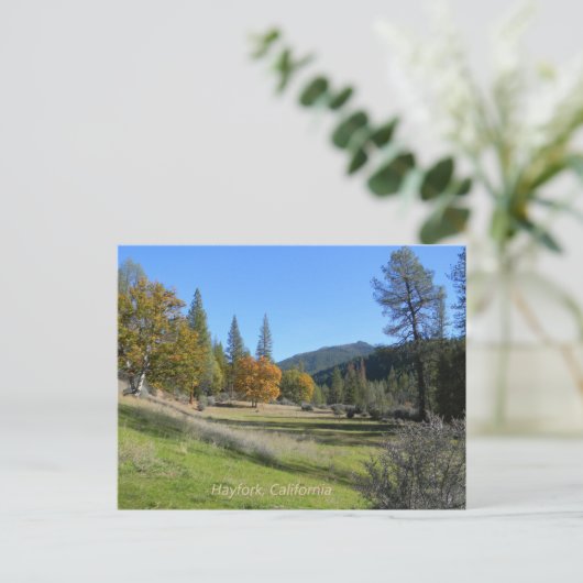 Mooi uitzicht in de vallei... briefkaart (Staand voorkant)