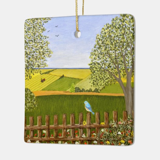 Mooi Uitzicht Keramisch Ornament (Links)