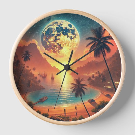 Mooi uitzicht op het strand (Voorkant)