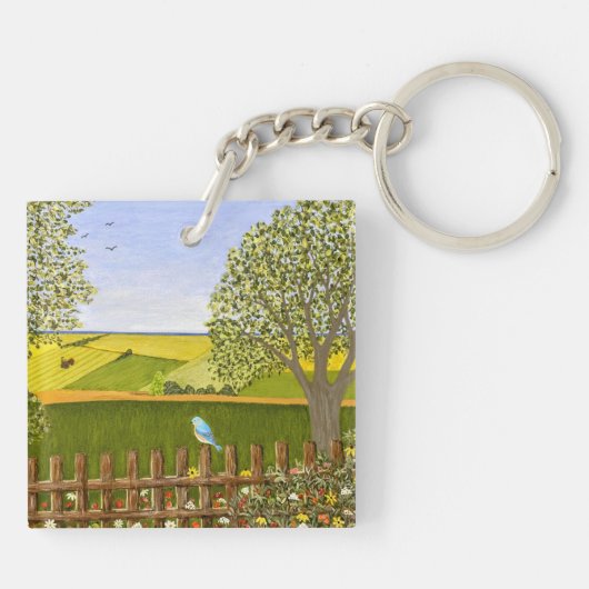 Mooi Uitzicht Sleutelhanger (Achterkant)