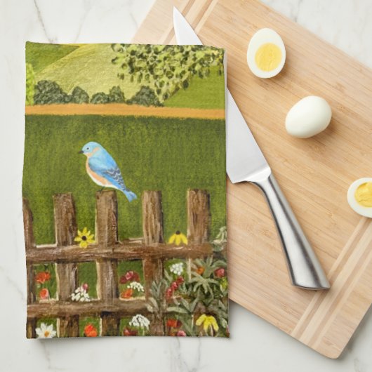 Mooi Uitzicht Theedoek (Quarter Fold)