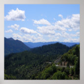 Mooi uitzicht van de vallei... poster (Voorkant)