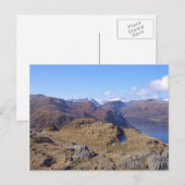 Mooi uitzicht van Hallin Fell Cumbria Briefkaart (Voorkant / Achterkant)