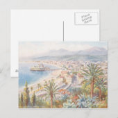 Mooi Uitzicht van Nice Frankrijk Briefkaart (Voorkant / Achterkant)