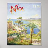 Mooi Uitzicht van Nice Frankrijk Poster (Voorkant)