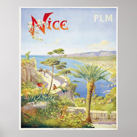 Mooi Uitzicht van Nice Frankrijk Poster (Voorkant)