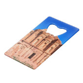 Mooi uitzicht van Petra Creditkaart Flessenopener (Voorkant Gekanteld)