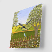 Mooi Uitzicht Vierkante Klok (Hoek)