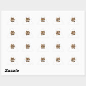 Mooi unieke typografie Beste moeder ooit Sticker (Vel)