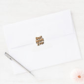 Mooi unieke typografie Beste moeder ooit Sticker (Envelop)