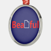 Mooi Utah Metalen Ornament (Links)