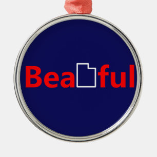 Mooi Utah Metalen Ornament