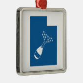 Mooi Utah Metalen Ornament (Rechts)