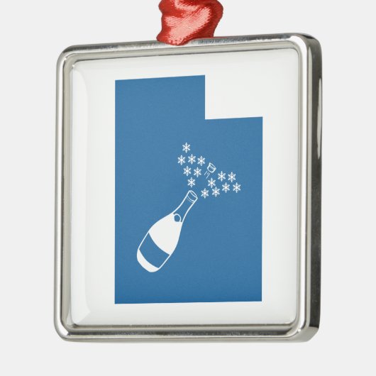 Mooi Utah Metalen Ornament (Links)