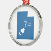 Mooi Utah Metalen Ornament (Links)