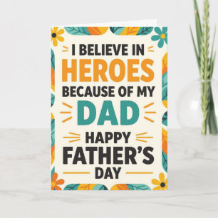 Mooi Vaderdag kaart voor papa