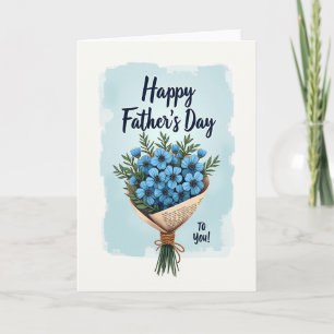 Mooi vadersdag boeket kaart