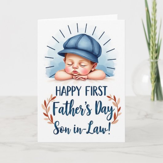 Mooi vadersdag kaart voor zoon (Voorkant)