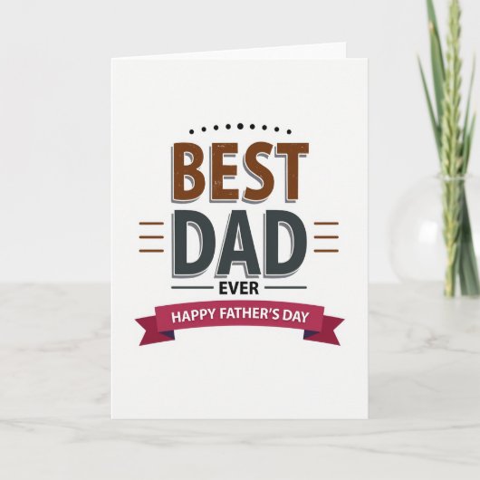 Mooi vadersdag type kaart (Voorkant)